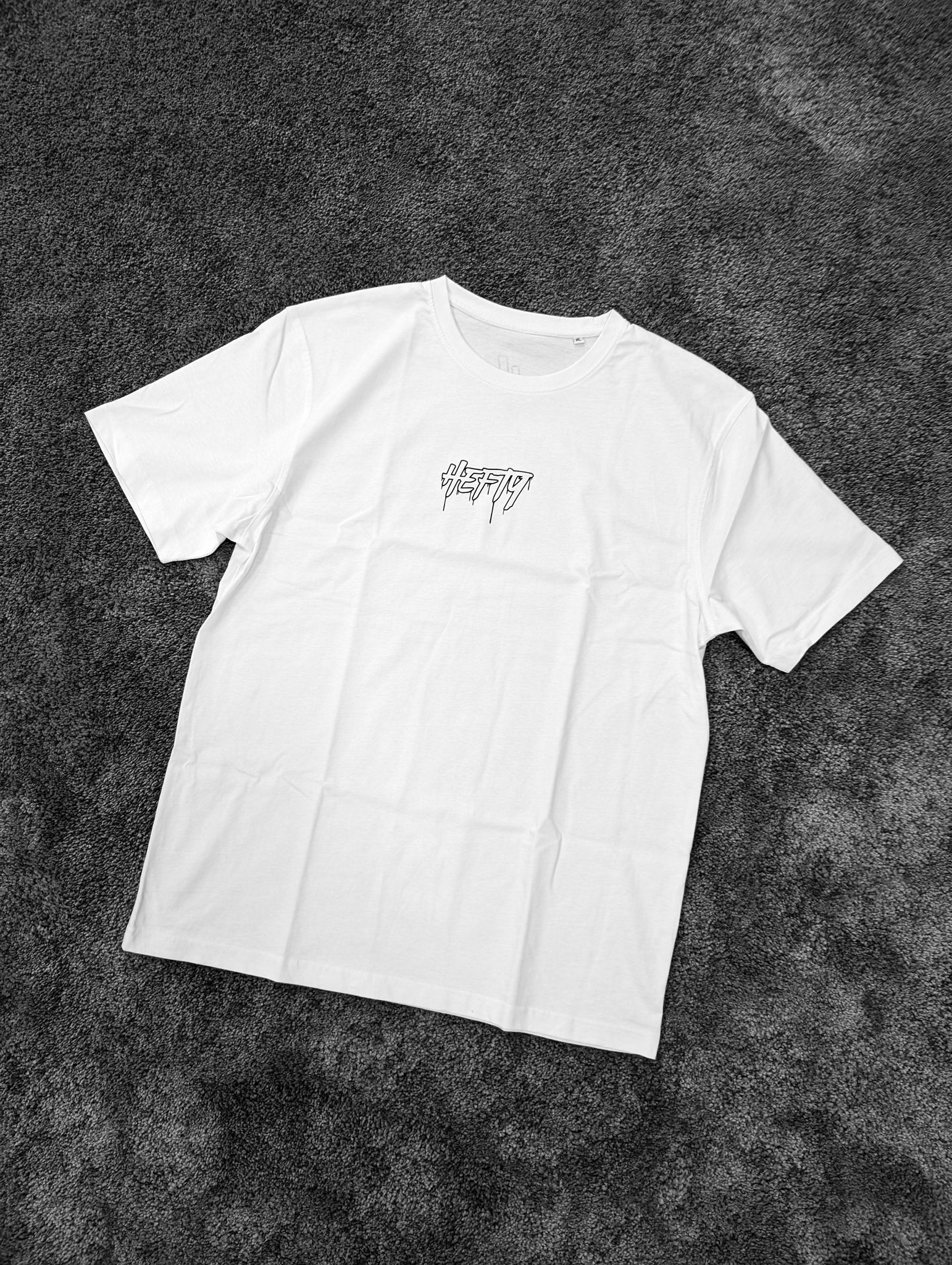 Regular tee - white drip