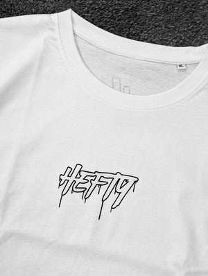 Regular tee - white drip